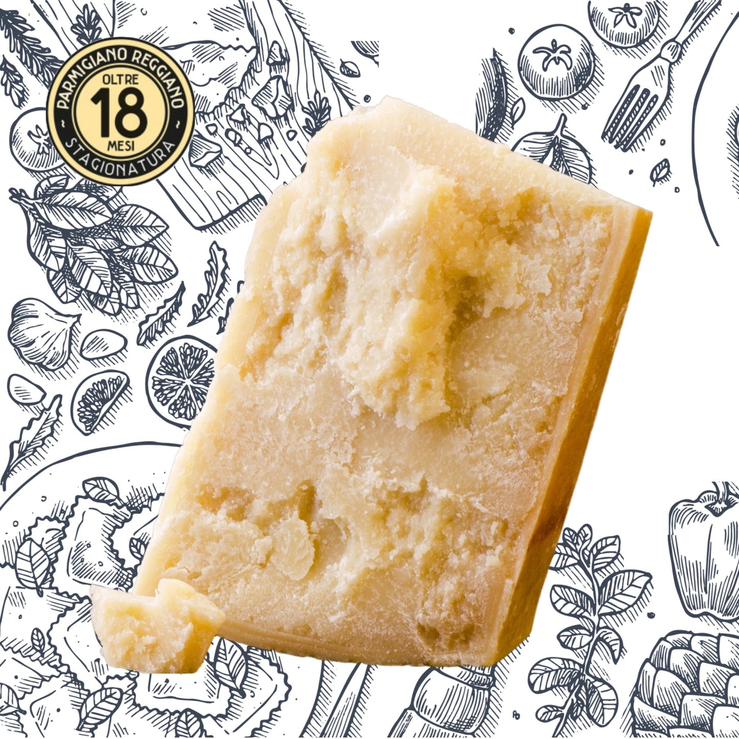 Parmigiano Reggiano 18 Mesi 1 Kg