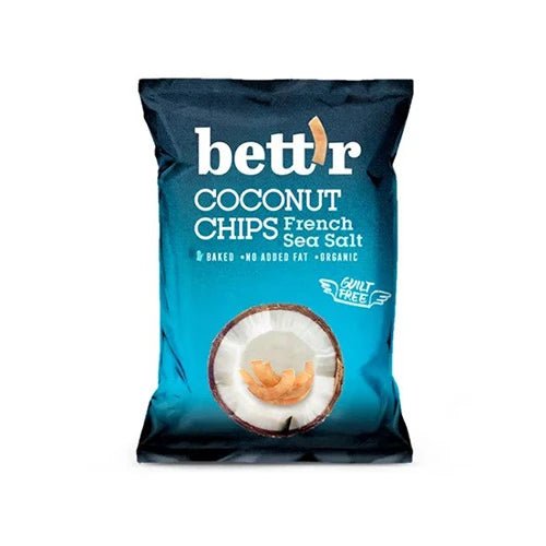 BIO Scaglie di cocco al caramello salato 40 gr - 4Nutrition