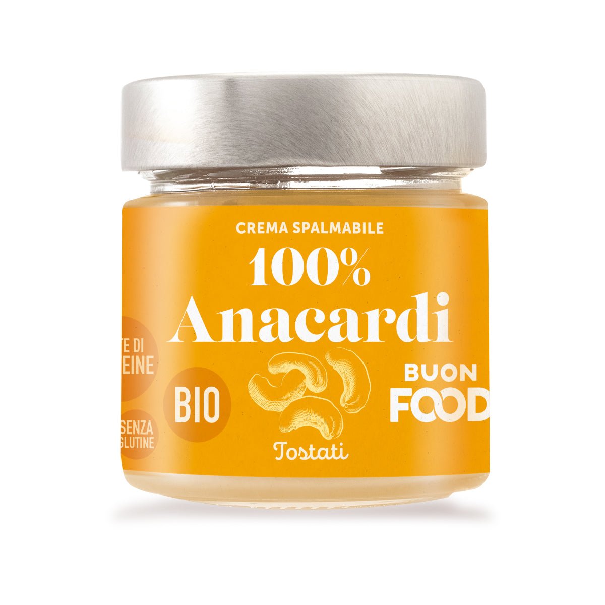 Crema di Anacardi 100% 200 gr. - 4Nutrition