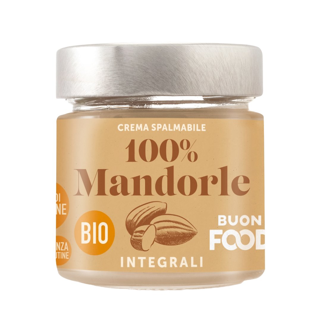 Crema di Mandorla Integrale 100% 200 gr. - 4Nutrition
