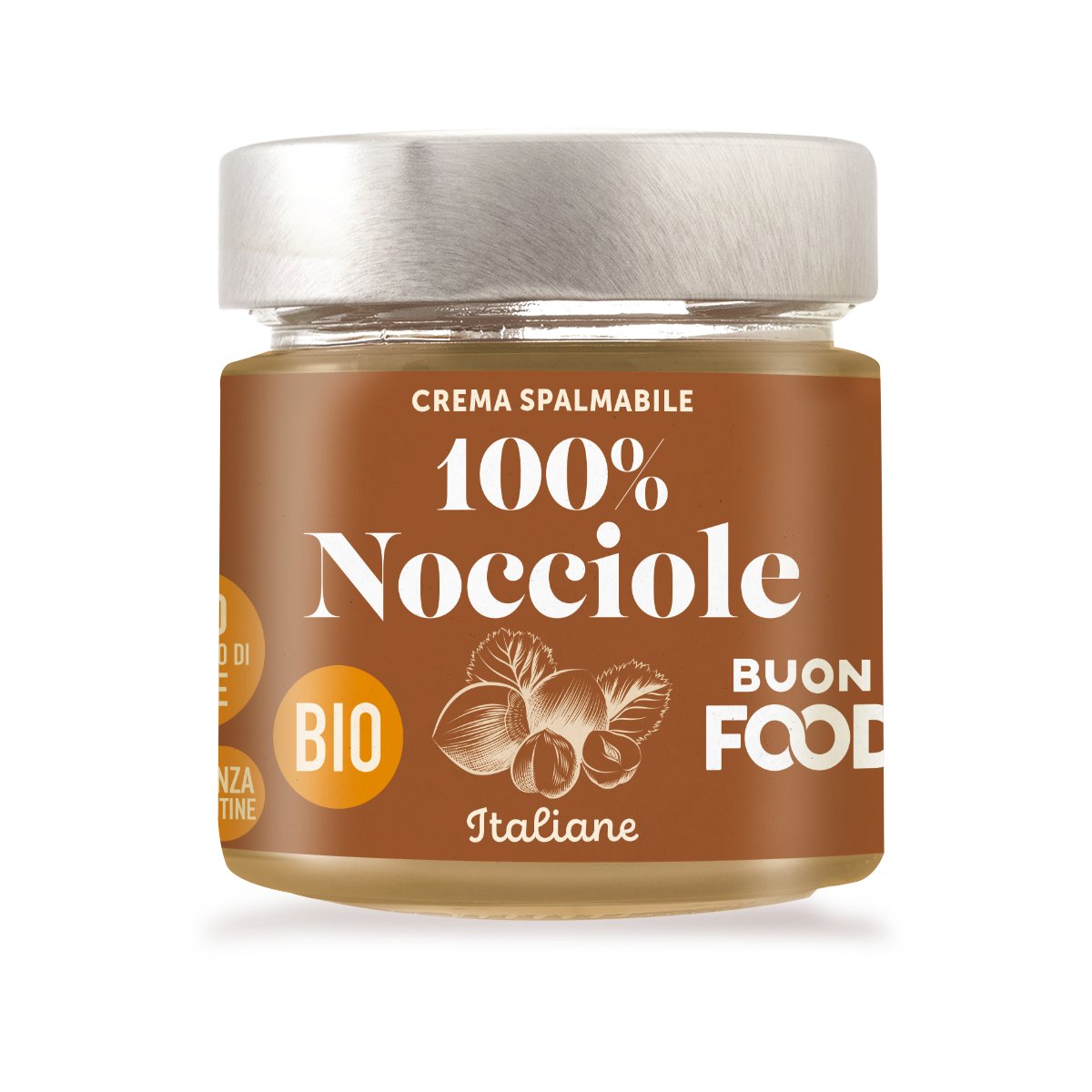 Crema di Nocciola 100% 200 gr. - 4Nutrition