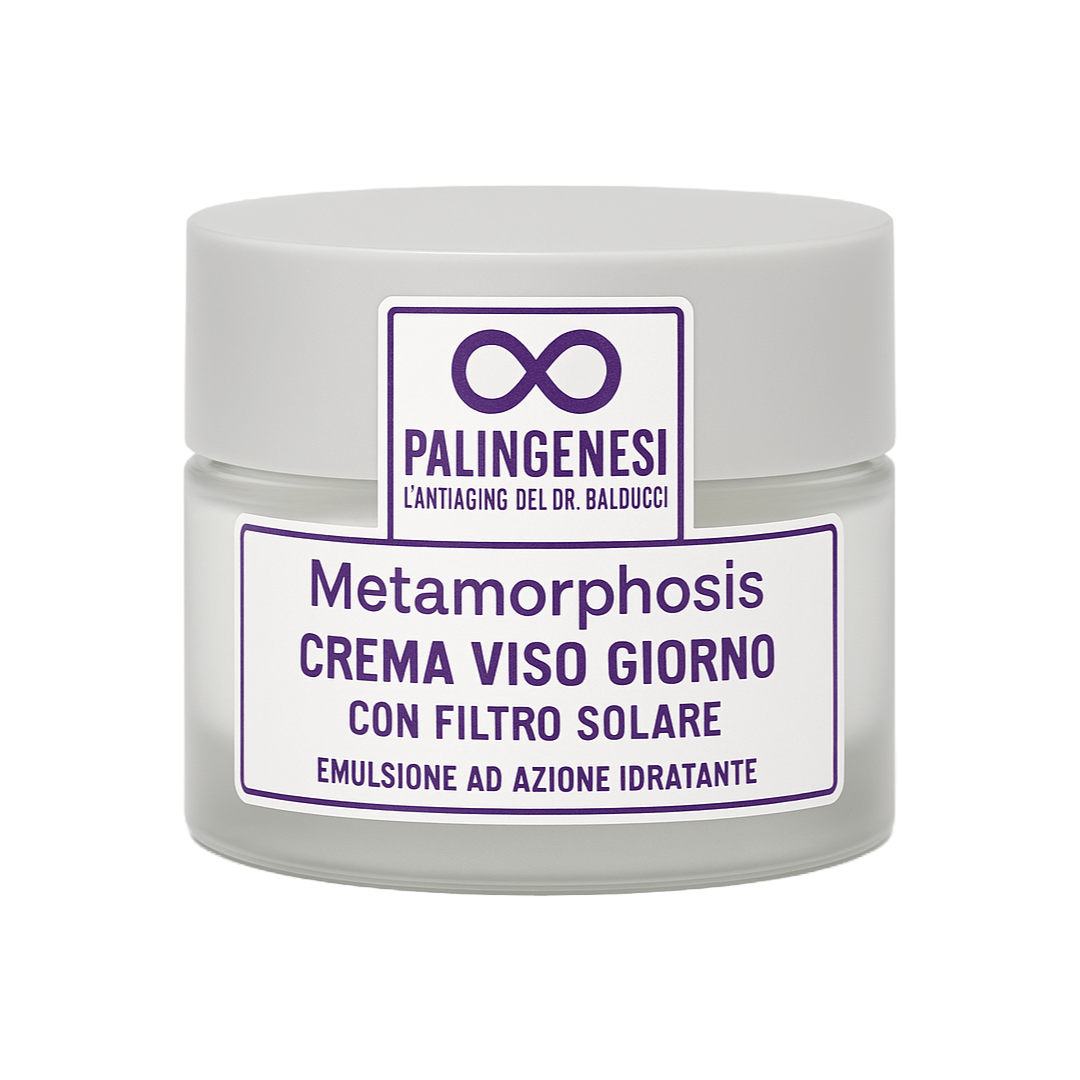 Crema viso giorno con filtro solare 50ml. - 4Nutrition