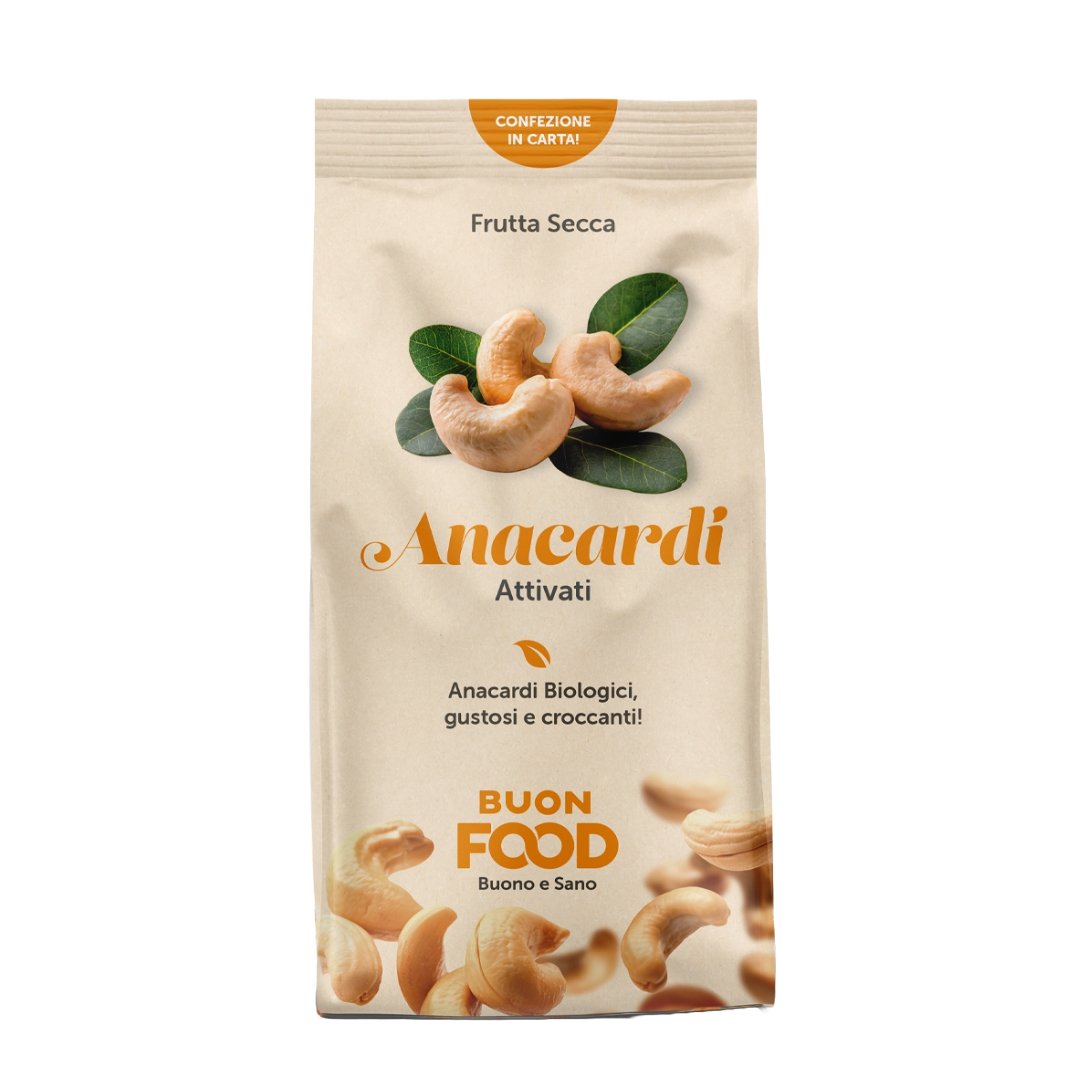 Frutta Secca Attivata ANACARDI 200 gr. - 4Nutrition