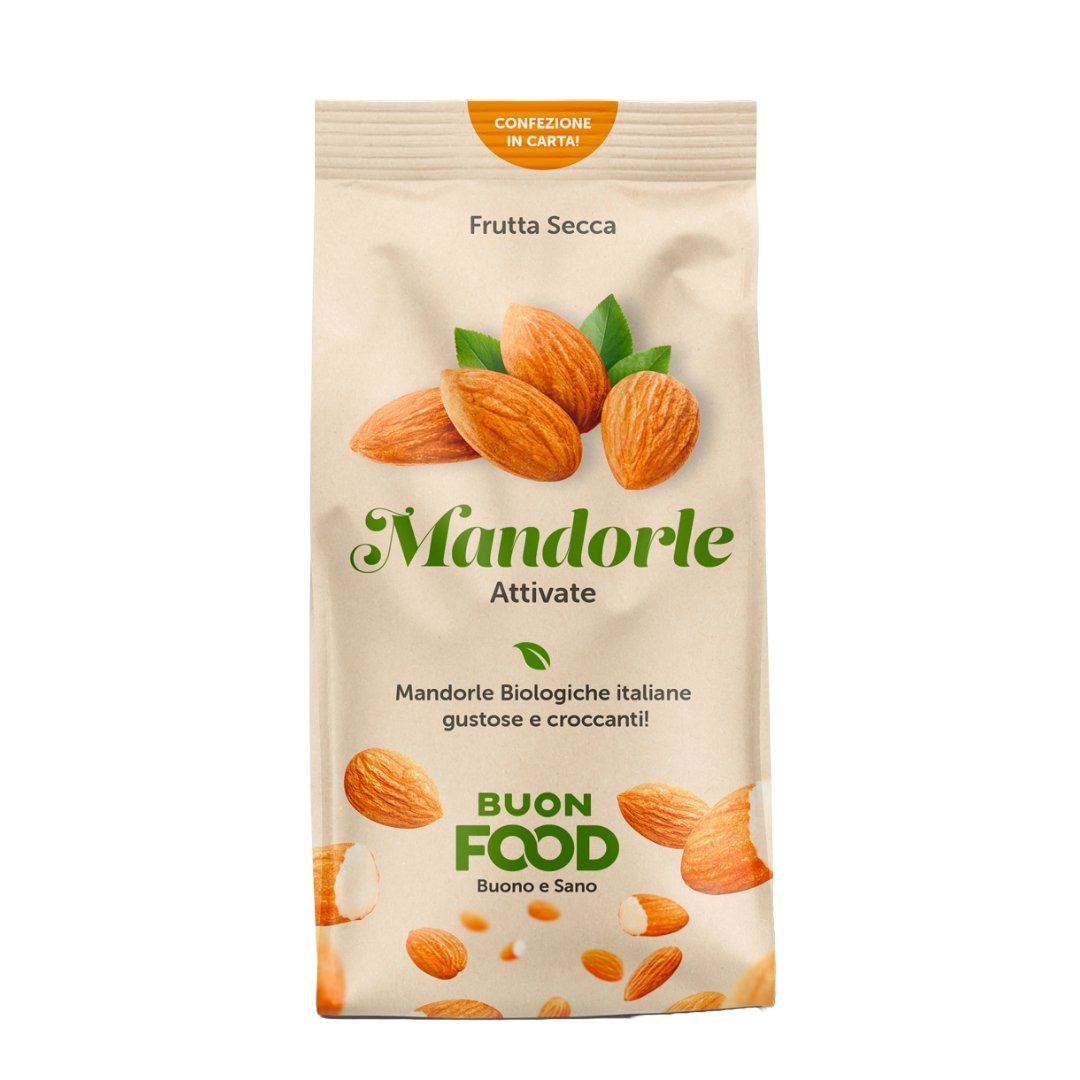 Frutta Secca Attivata MANDORLE 200 gr. - 4Nutrition