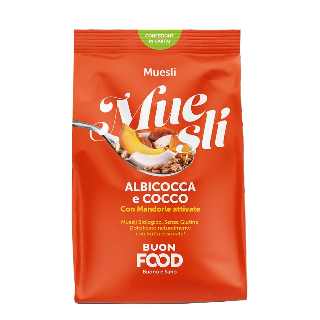 Muesli Energetico Albicocca & Cocco 400 gr. - 4Nutrition