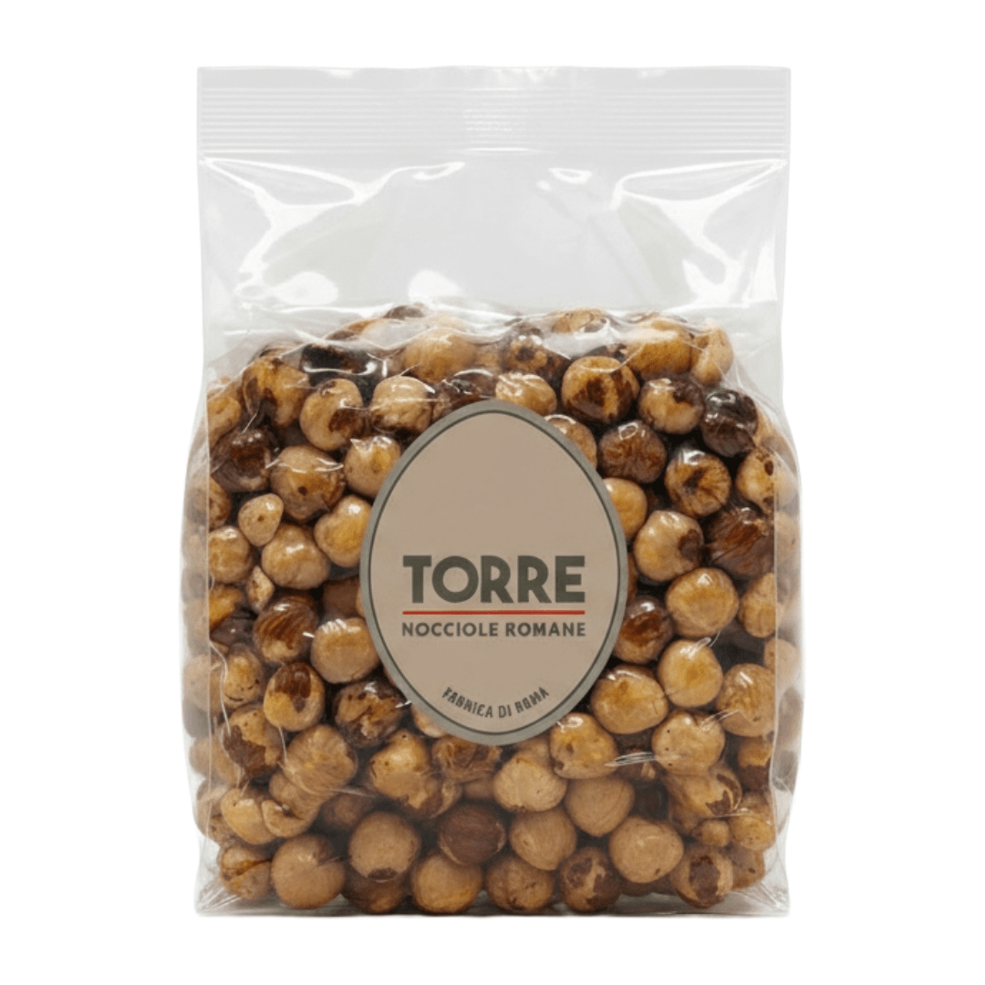 Nocciole Romane Sgusciate Tostate 500 g - 4Nutrition