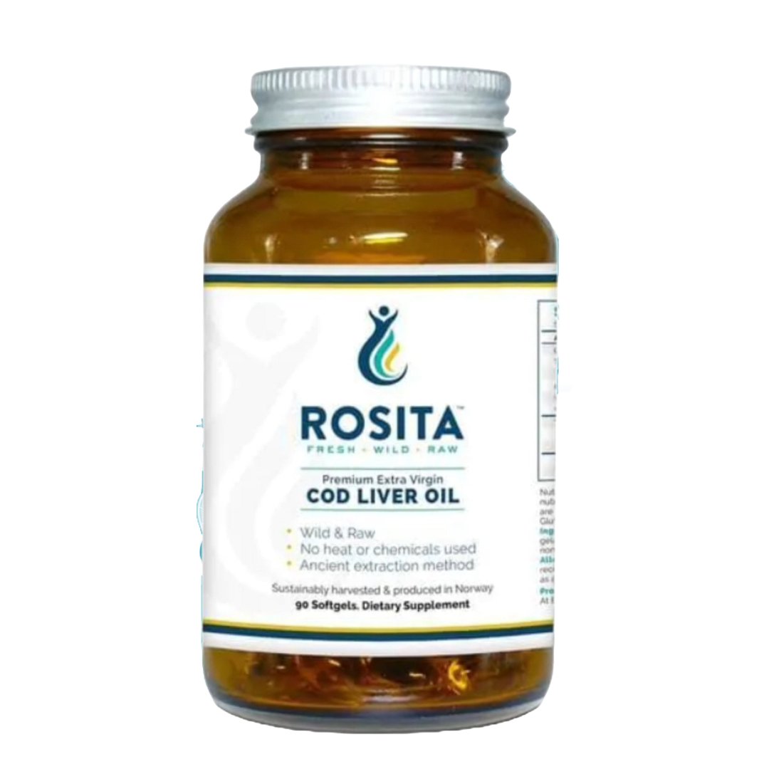 Olio di fegato di merluzzo extra vergine Rosita 90 Softgel - 4Nutrition