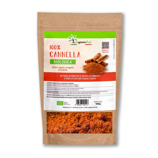 100% Cannella in polvere BIO - 100g - 4Nutrition