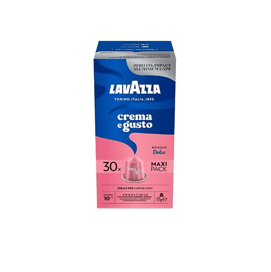 100 capsule Lavazza compatibili Nespresso in alluminio crema e gusto dolce - 4Nutrition