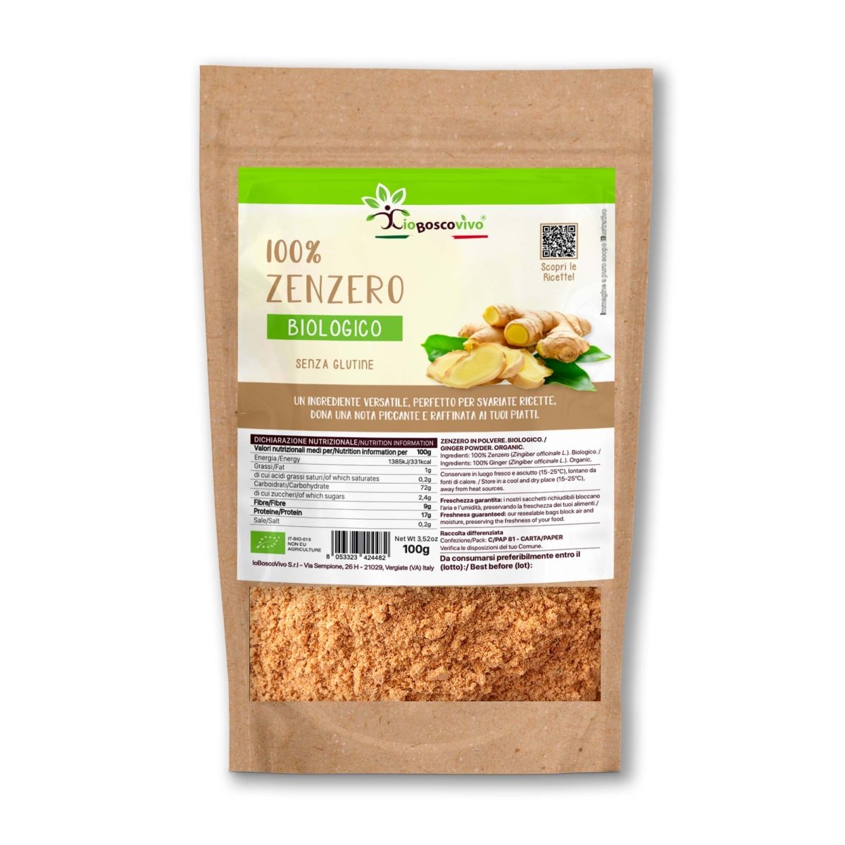 Zenzero In Polvere Bio 1kg (4x250g) | Radice Di Zenzero | WhichOne - Foto 6