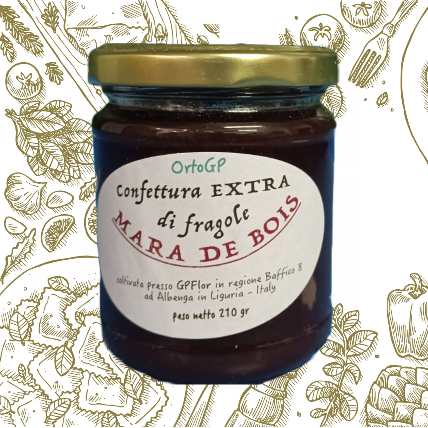 Confettura Extra di Fragole Mara de bois