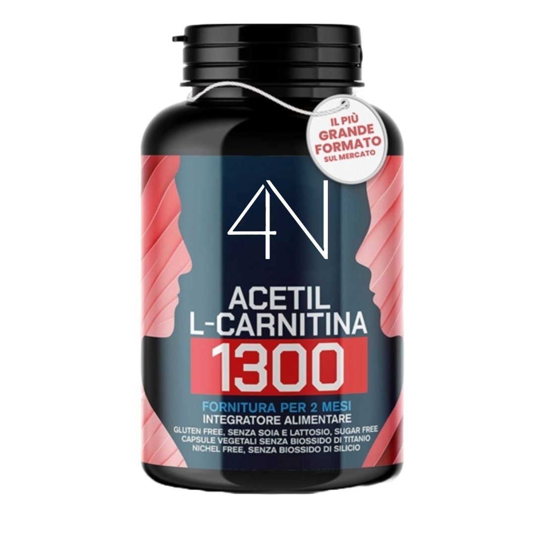 Acetil L Carnitina 1300 - 4Nutrition