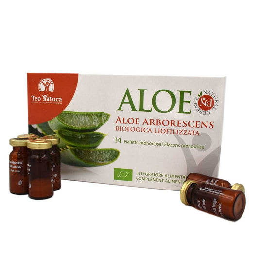 Aloe Arborescens Liofilizzata Bio | ALOE ND | Integratore Concentrato - 14 Fialette - 4Nutrition