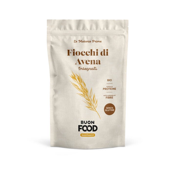 Avena Integrale in Fiocchi Senza Glutine - 4Nutrition