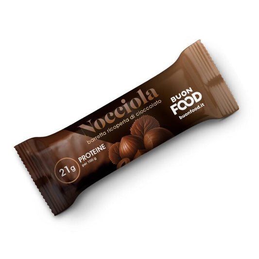 Barretta Proteica RICOPERTA DI CIOCCOLATO NOCCIOLA - 4Nutrition