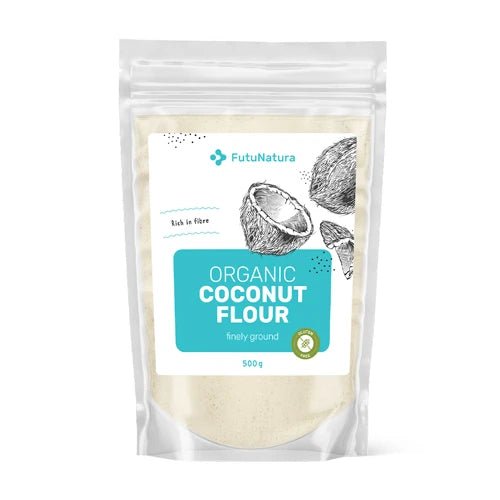 BIO Farina di cocco, finemente macinata 500 gr. - 4Nutrition