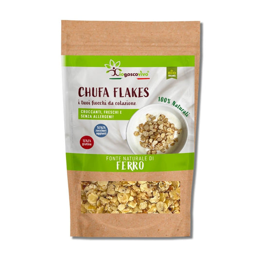 Chufa Flakes al Naturale BIO | Fiocchi da colazione 180g - 4Nutrition