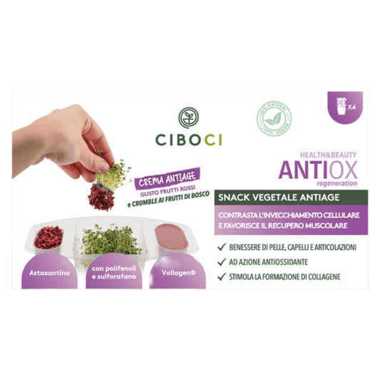 CiboCi antiox regeneration – Snack vegetale antiage - 4Nutrition