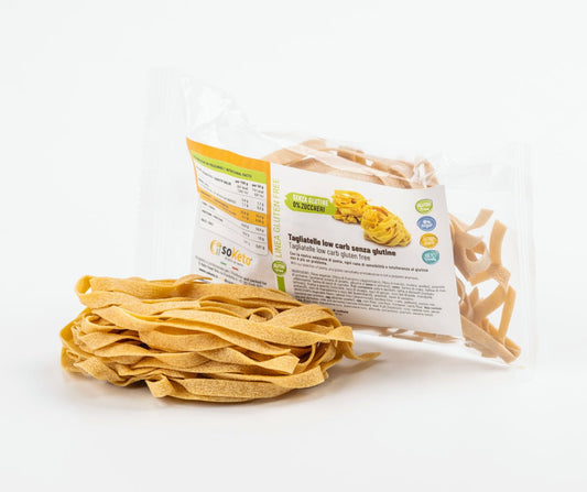 Fettuccine Tagliatelle KETO SENZA GLUTINE 0 % zuccheri - 4Nutrition