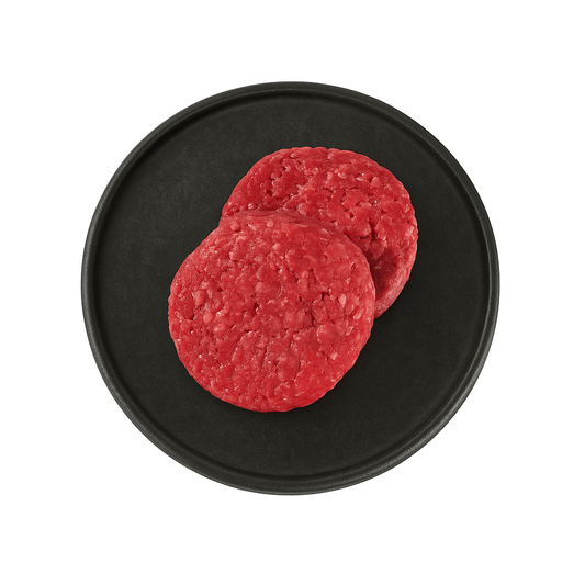 Hamburger Gourmet di bovino adulto piemontese "2 pezzi da 0,25 kg cad." - 4Nutrition