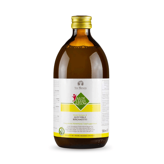 Integratore Biologico Aloe Vera e Bergamotto - 500ml - 4Nutrition