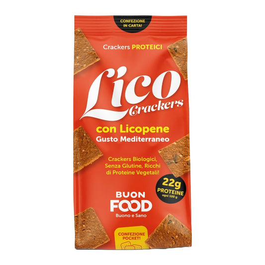 Lico Crackers Proteici Gusto Mediterraneo 100 gr. - 4Nutrition