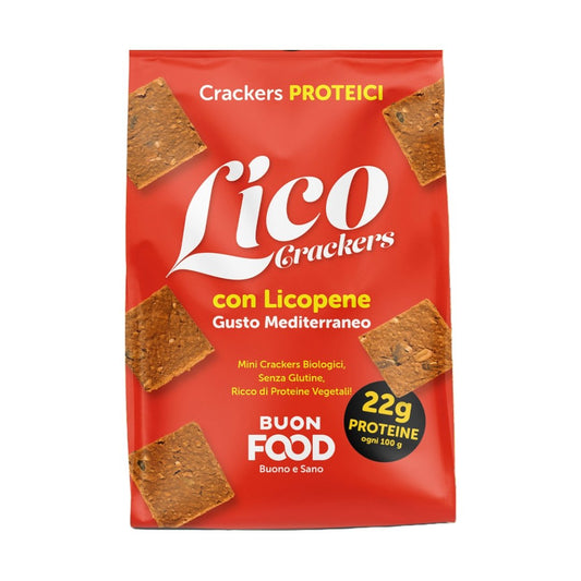 Lico Crackers Proteici Gusto Mediterraneo 200 gr. - 4Nutrition