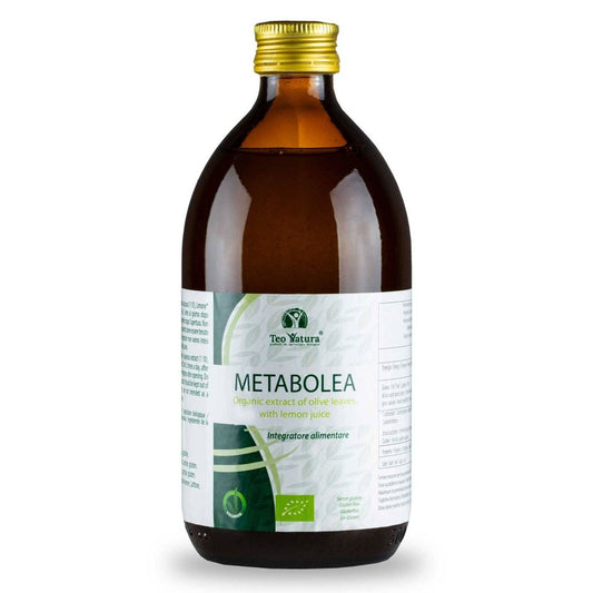 METABOLEA - Succo di foglie di Olivo Biologico 500ml - 4Nutrition