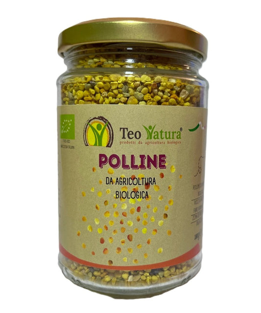 Polline Biologico Italiano Barattolo - 180 Grammi | Teo Natura - 4Nutrition