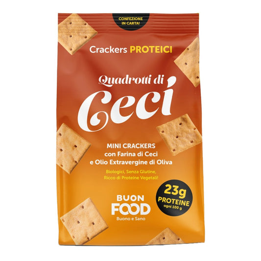 Quadrotti Proteici 100% Ceci 200 gr. - 4Nutrition